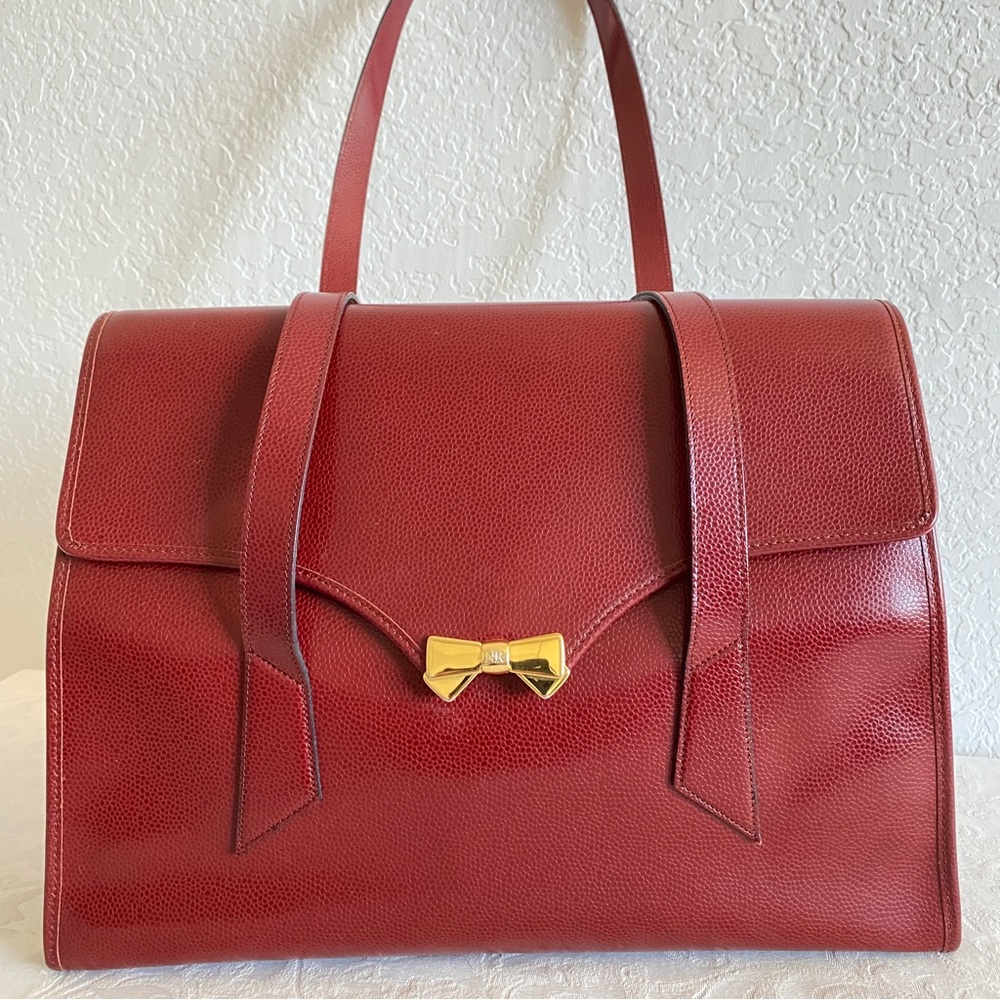 Nina Ricci bow embellished leather bag